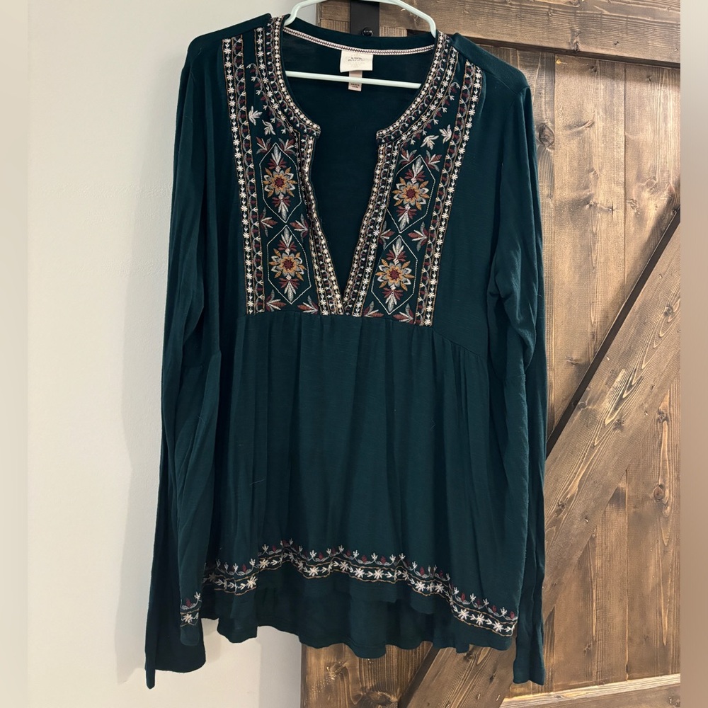 Embroidered Cotton Blouse